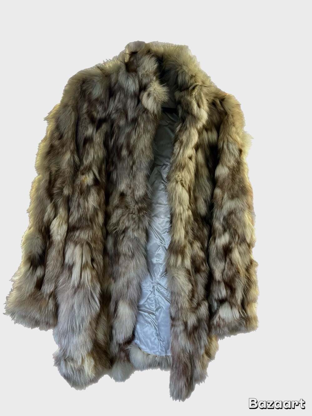 Vintage Blue Fox Coat-(no new fur production ethically sourced)